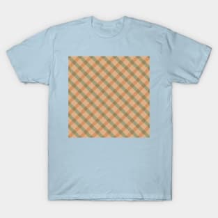 Geometric Checkered Pattern T-Shirt